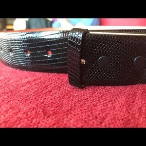 Saddlebags 32 inch genuine lizard belt